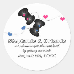 Jogadores Geeky salvam os adesivos Dark Blue/Pink