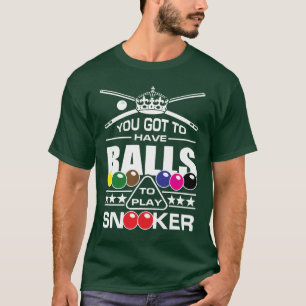 Jogadores Snooker, Bolas Snooker T-Shirt