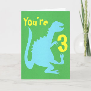 Jogando Cartão de Aniversário Dino 3