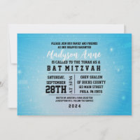 JOGO 3D Convite para Bat Mitzvah DIGITAL