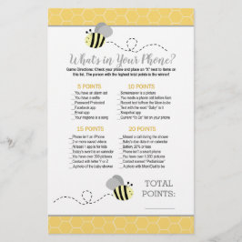 Jogo Abelha Bumble Bee Cinza e Amarela O Que Está 
