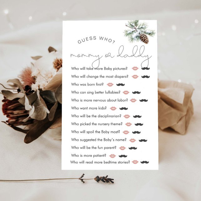 Jogo "Adivinha Quem" do Chá de fraldas de inverno (Criador carregado)