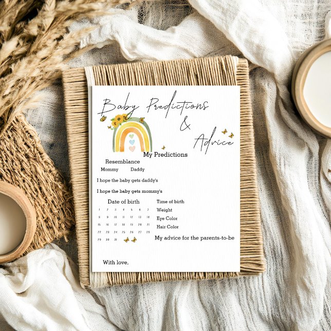 Jogo Arco-Íris com Girassóis e Previsão de Bebês (Criador carregado)