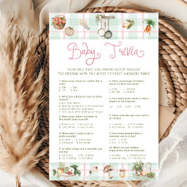 Jogo Bebê Trivia, Vencedora De Fazendeiros Cultiva