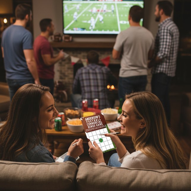 Jogo Bingo de Anúncio Comercial de Futebol (Criador carregado)