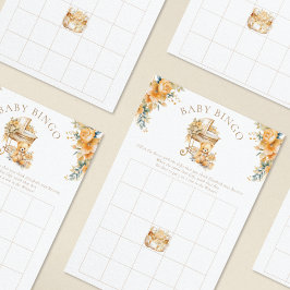 Jogo Bingo do Chá de fraldas Bassinet