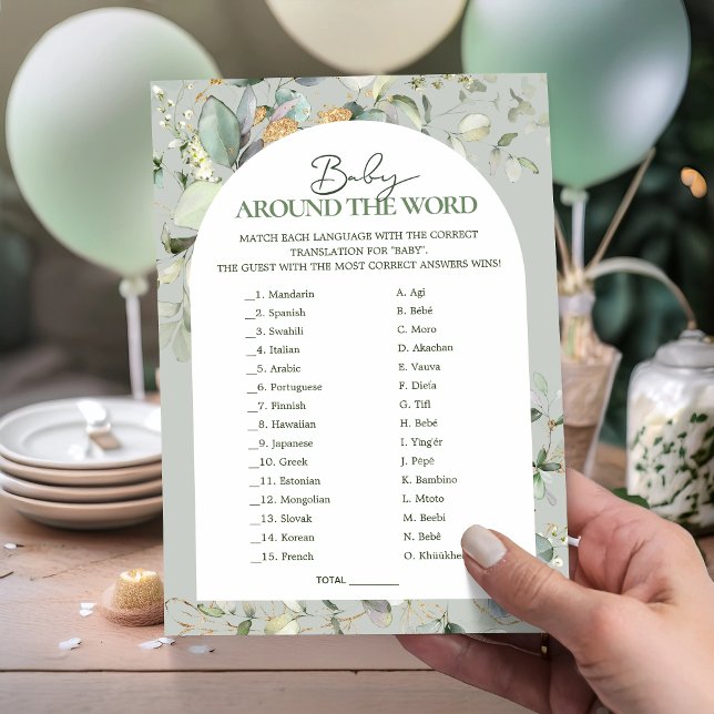 Jogo Botânico Eucalyptus Baby Em Torno Dos Jogos M (Criador carregado)