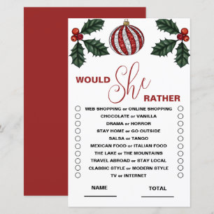 Jogo Bridal de Inverno Ela Preferiria