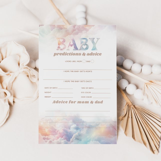 Jogo Chá de fraldas Cloud Nine do Arco-Íris (Criador carregado)