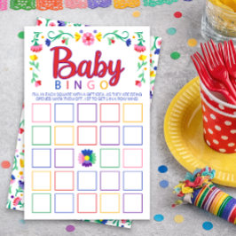 Jogo Colorido de Bingo de Chuvinha de Bebê com Flo