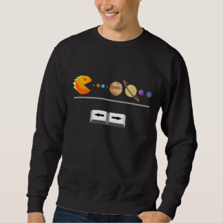 Jogo com camisetas engraçadas dos planetas