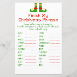 Jogo da Festa de Natal da Família Imprimido