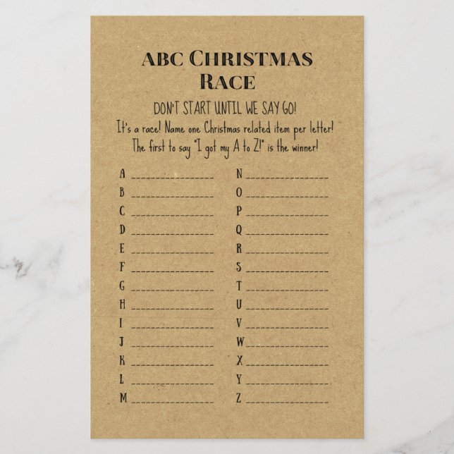 Jogo da Festa de Natal Russo da Família, IMPRESSO (Frente)