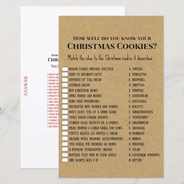 Jogo da Festa de Natal Russo da Família, IMPRESSO (Frente/Verso)