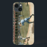 Jogo da Liga Nacional de Basebol de 1886<br><div class="desc">Pintura de um jogo de beisebol da Liga Nacional de 1886. Você pode praticamente cheirar amendoins,  pipoca e poeira do interior que emana dessa peça. Isso faria um excelente extra para sua casa!</div>