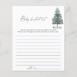 jogo da lista de baldes da árvore de Natal