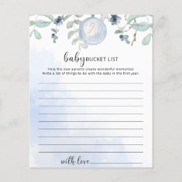 Jogo da lista de baldes do Winter Baby