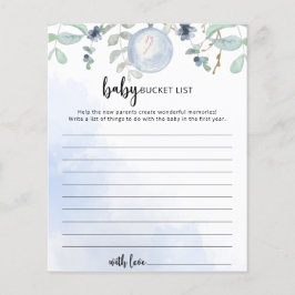 Jogo da lista de baldes do Winter Baby