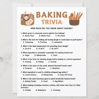 Jogo da Trivia Baking