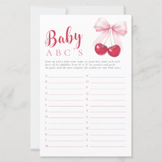 Jogo de ABCs do Bebê Cereja