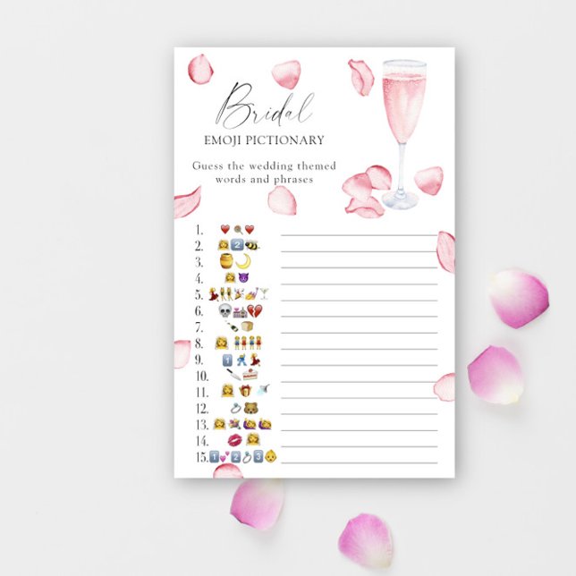Jogo de adivinhação com emojis de Prosecco Rosa pa (Criador carregado)