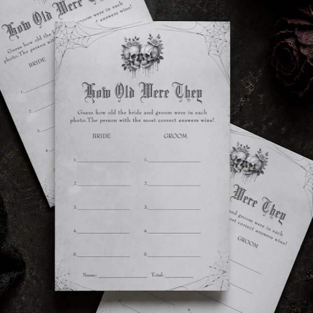 Jogo de Adivinhação de Idade para Chá de Noiva de  (Criador carregado)