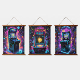 Jogo de Arcade Neon Retro 80s