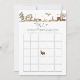 Jogo de Bebê do Chá de fraldas Woodland