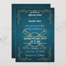 Jogo de beisebol sobre esporte Tema Convites para