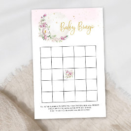 Jogo de Bingo Bebê Floral Moon