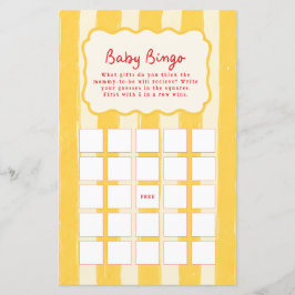 Jogo de Bingo Chá de Bebê Ciao Baby Arte Folclóric