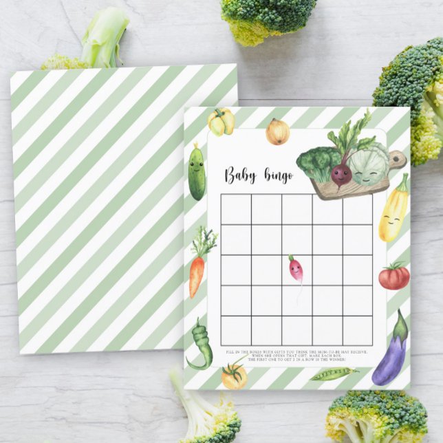 Jogo de Bingo Chá de fraldas cultivado localmente (Criador carregado)