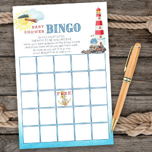Jogo de Bingo Chá de fraldas Náutico Custa