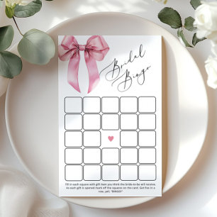Jogo de bingo chá de panela rosa