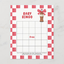 Jogo de Bingo de Bebê Cola de Aquarela