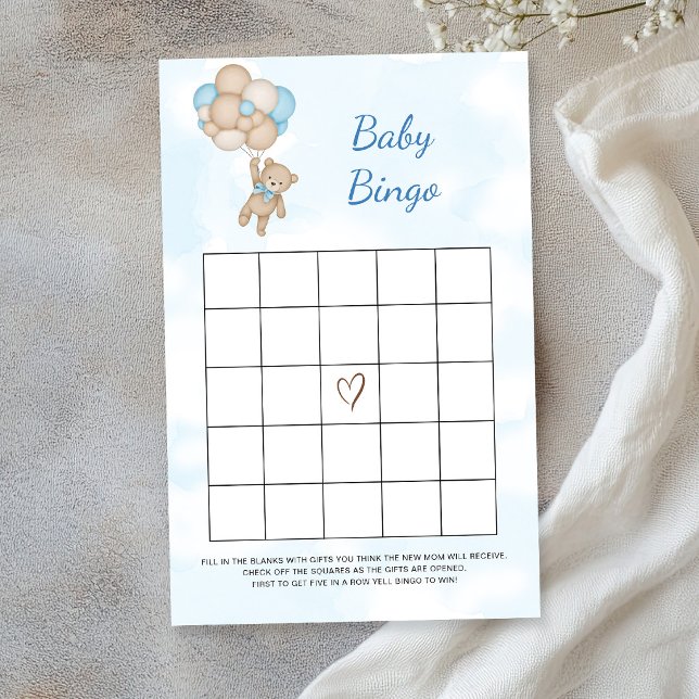 Jogo de Bingo de Bebê Ursinho de Pelúcia (Criador carregado)