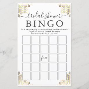 Jogo de Bingo de Chá de panela de Fronteira Dourad