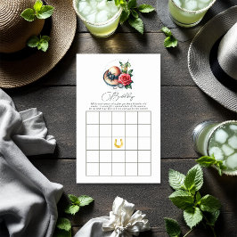 Jogo de Bingo de Chá de panela inspirado na Derby