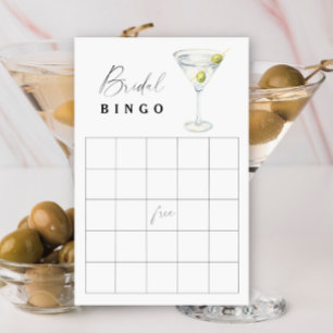 Jogo de bingo de Chá de panela Seco Martini