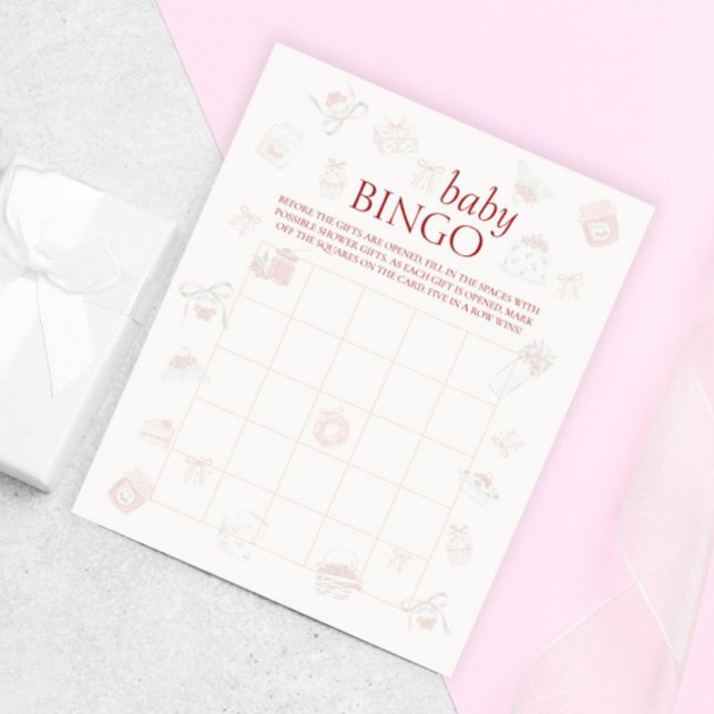 Jogo de Bingo de Churrasco de Bebê Sobremesa Cerej (Criador carregado)