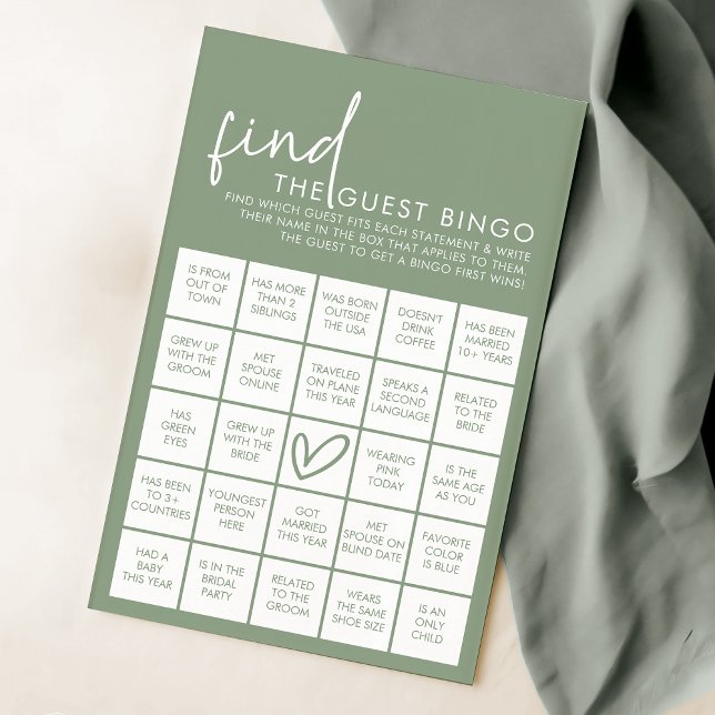 Jogo de Bingo de Convidado do Chá de panela Minima (Criador carregado)