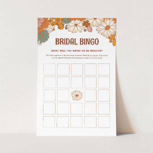 Jogo de Bingo de Groovy Bridal