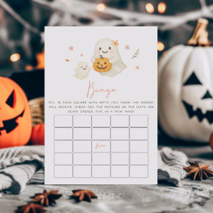 Jogo de Bingo de Halloween Pink Little Boo