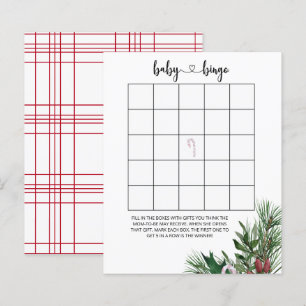 Jogo de bingo de inverno verde