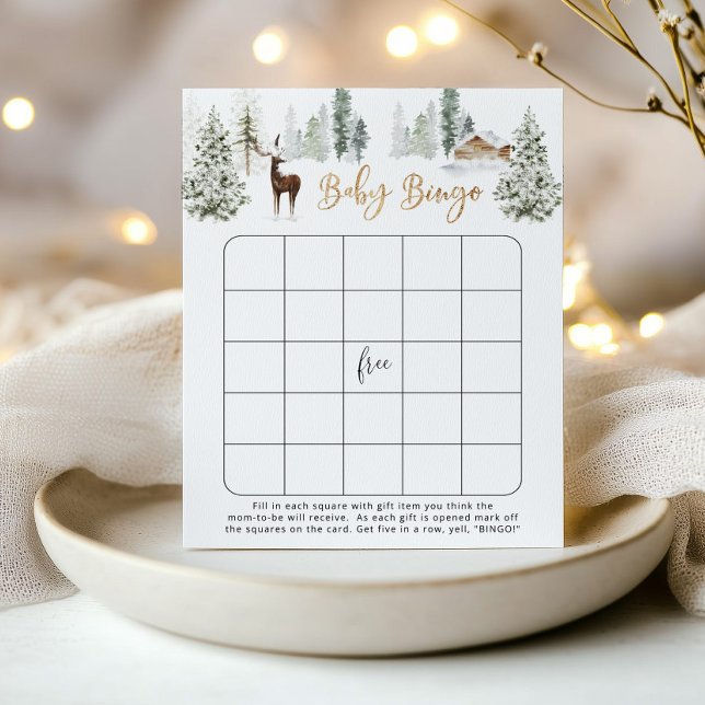 Jogo de bingo de veado da Woodland (Criador carregado)