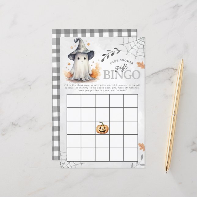 Jogo de Bingo do Chá de fraldas Fantástico do Hall (Frente/Verso In Situ)