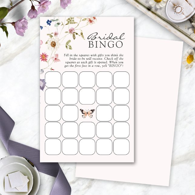Jogo de Bingo do chá de panela (Bridal Shower Bingo Game by Painted Paperie
)