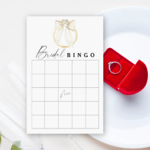 jogo de bingo do Chá de panela arco e Anel