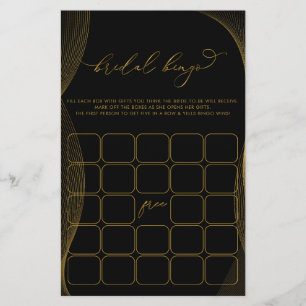 Jogo de Bingo do Chá de panela Moderno Elegante