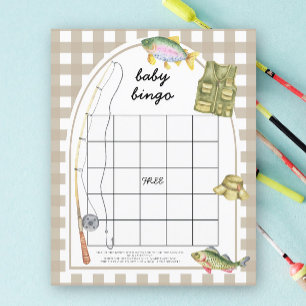 Jogo de bingo para chá de bebê de Pescador